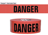 2 Mil Red DANGER  BarricadeTape 3in. X 300 ft-16 Rolls per carton