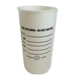 Deslauriers White Logo Test Cylinder Domed Lid- 4in. x 8in.-36 pcs