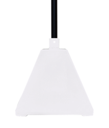 Ideal Shield BPB-WH-98-BL Pyramid Sign Base with 98 inch H Post- WHITE