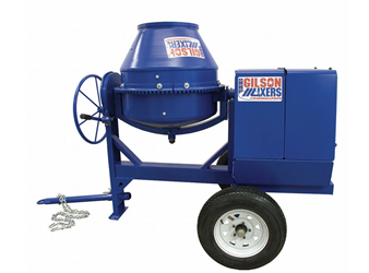 Marshalltown MIX59289  Concrete Mixer: 6 cu ft Size, 8 hp HP, Honda Gas, Steel